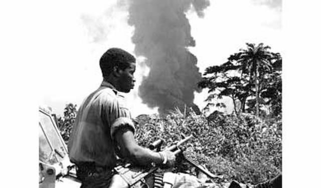 Beginning of the Nigerian-Biafran War