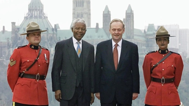 Nelson Mandela visits Canada