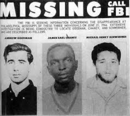 Civil Rights Workers Missing
