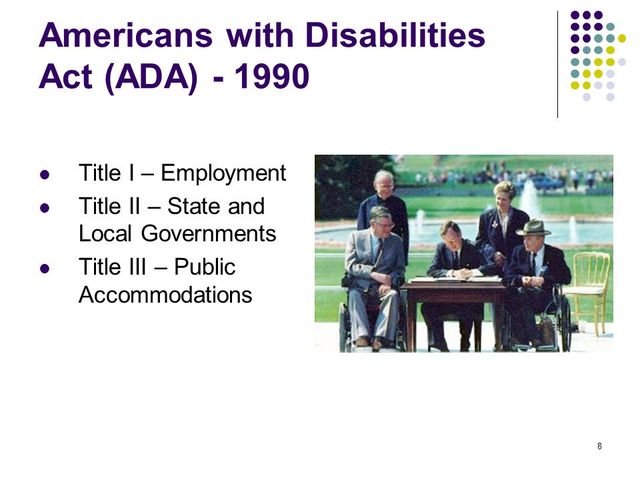 The American with Disabilities Act