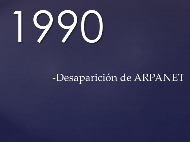 Desaparece ARPANET