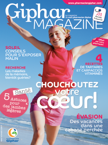 1er n° de Giphar Magazine - Tirage 300.000 exemplaires
