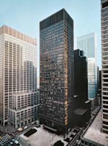 Inauguration: Seagram Building, à NY