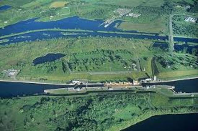 St. Lawrence Seaway (major transportation route) officially opens.