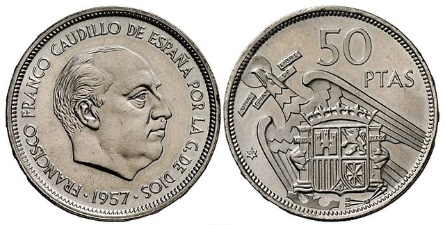 La peseta, unidad monetaria española