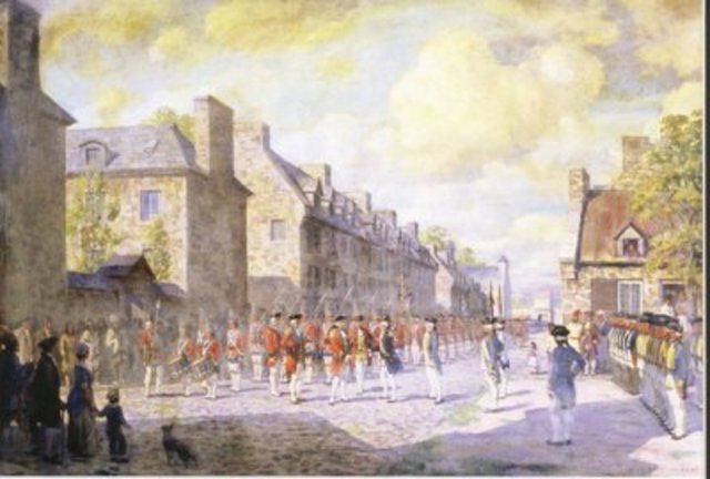 Montreal Surrenders to the English