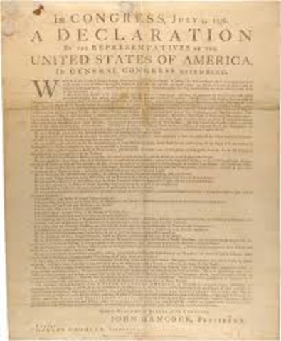 Declaration of Independence is Adopted