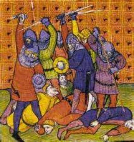 The Jacquerie peasant revolt ends.