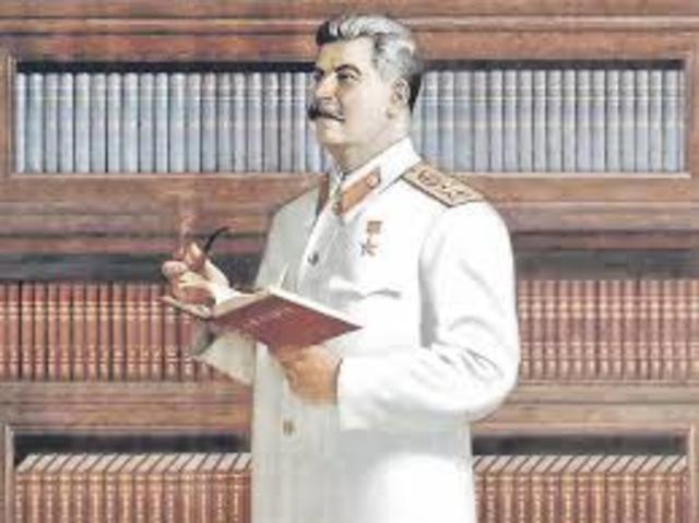 STALIN ELECTED PRESIDENT