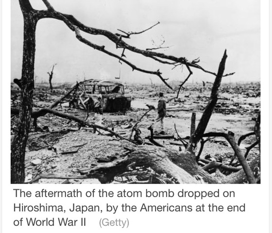 dropping of the atomic bombs