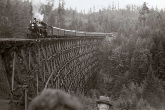 The first railway in Canada opens