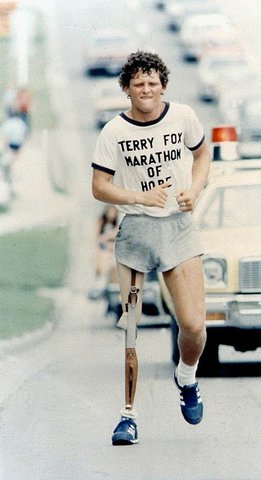 Terry Fox dies of cancer