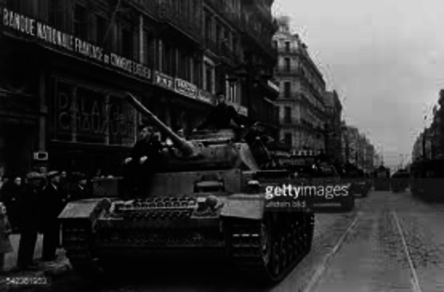 Germans take Vichy France