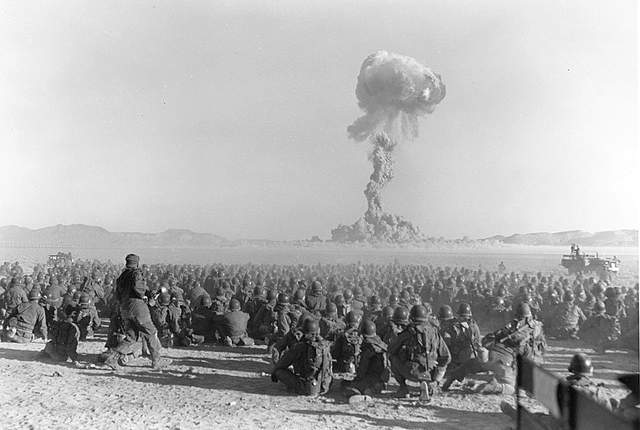 Last french atomic bomb test