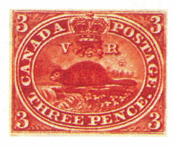 Canada's first postage stamp is issued