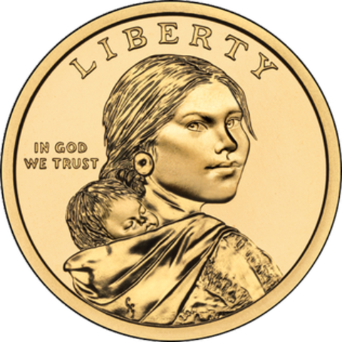 Sacagawea gives birth