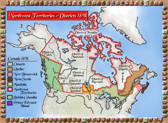 Yukon Territory joins Confederation