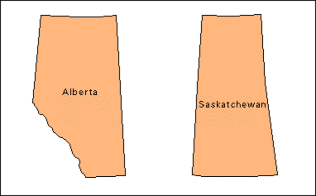 Saskatchewan and Alberta join Confederation