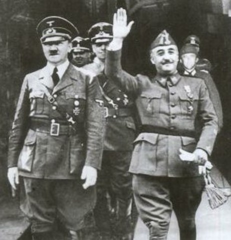 Franco and Hitler meet