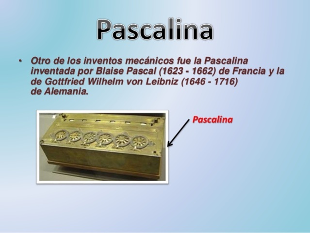 BLAISE PASCAL (Pascalina)