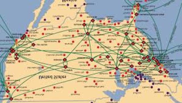 En Hawai se desarrolla ALOHANET.