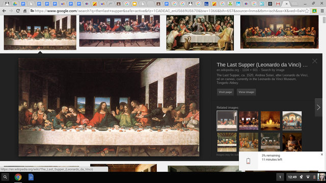 Leonardo da Vinci painted the Last supper