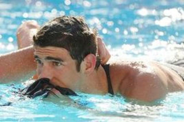 Michael Phelps takes a loss of his 200 yard freestyle.