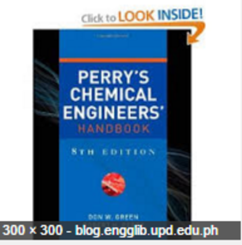 Se publica el manual del Ingeniero Químico