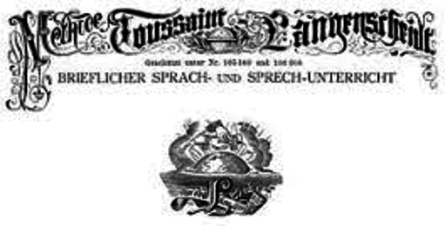 Charles Toussaint y Gustav Langenscheidt