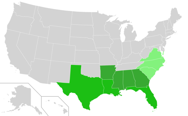The Cotton Belt begins to  moved westward