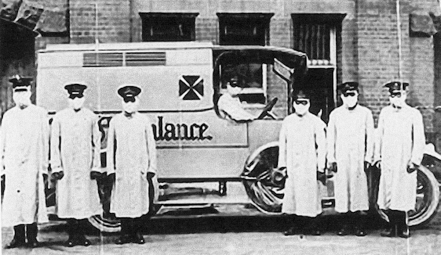 Spanish influenza on its climax