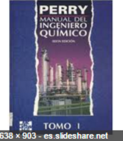 Publicacion del Manual de Ingenieria Quimica