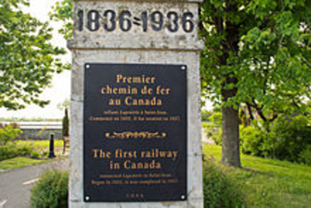 Canada's first railway