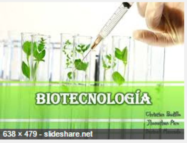 Aparicion de la Biotecnologia en la ingenieria Quimica