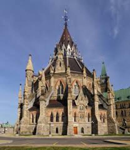 The National Library is established in Ottawa.