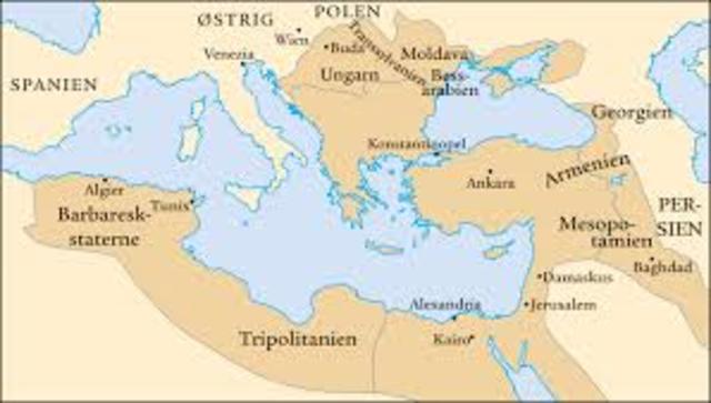 Tyrkiske nomade invaderede det muslimske imperium  Tyrkerne konverterede til Islam, og det osmanniske rige var det største muslimske imperium.