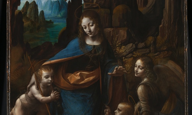 Emprende la pintura de La Virgen de las Rocas, que no entregará hasta 1490.