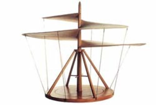 el tornillo aereo de da vinci