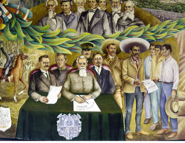 Se promulga la Constitución de 1917