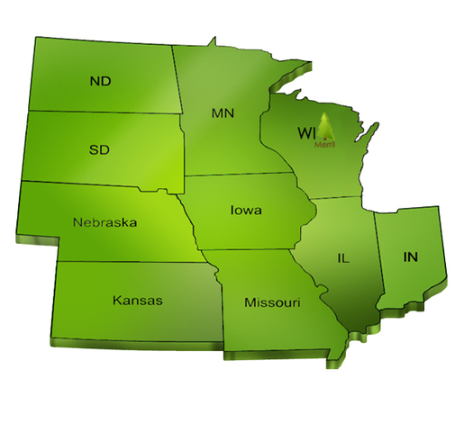 North Dakota, Kansas, and Minnesota chief wheat States