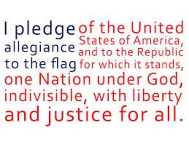 The Pledge of Allegiance