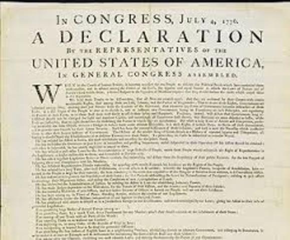 Declaración de Independencia de Estados Unidos