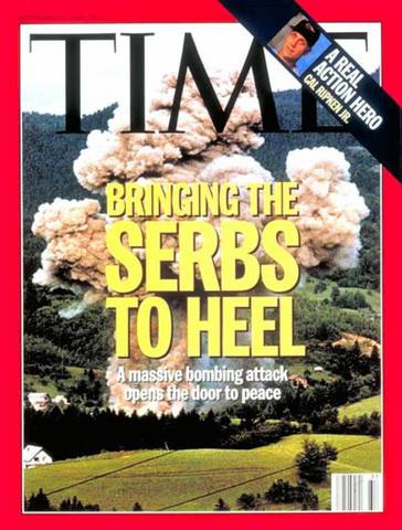 NATO begins Bombing of Bosnia