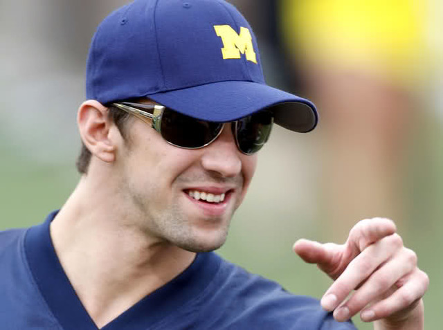 Phelps enrolled at Michingan University.