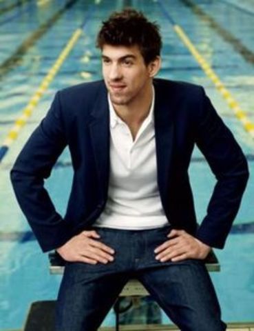 Micheal Phelps is in his first olympics