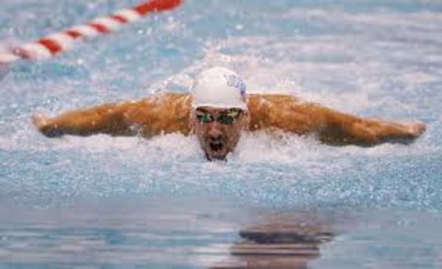 Big event in his swimming