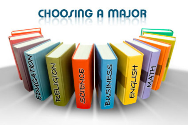 Decide on a major