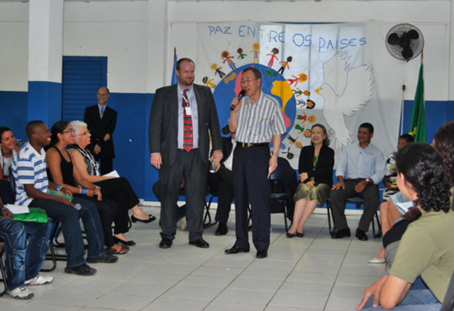 UPP recebe Secretário-geral da ONU