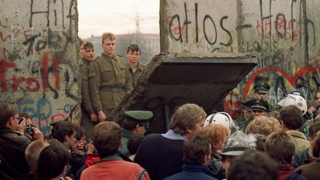 Berlin Wall Comes Down