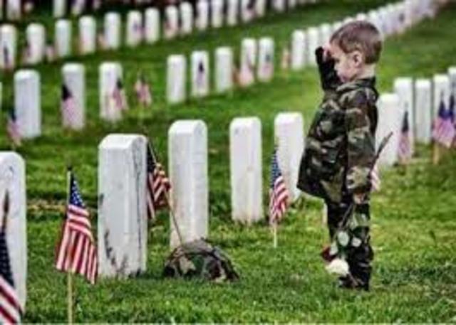 Memorial day was first celebrated to honor those who faught and died in war